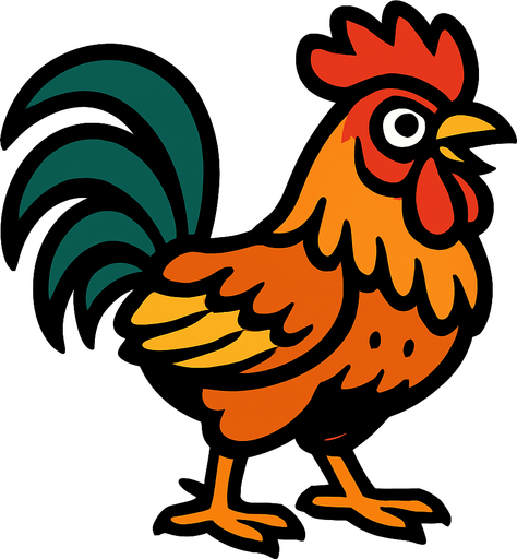 Horoz.
In-Game asset.  2d.  High contrast.  No shadows