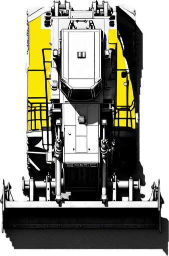 yellow tracks.