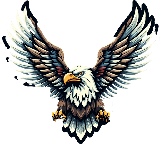 🦅.
Single Game Texture. In-Game asset. 2d. Blank background. High contrast. No shadows.