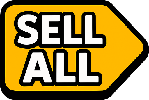 sell all button.
In-Game asset.  2d.  High contrast.  No shadows