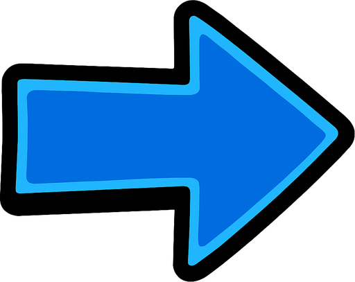 arrow.
In-Game asset.  2d.  High contrast.  No shadows