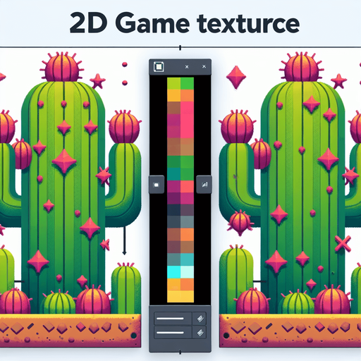 Cactee.
Single Game Texture.  In-Game asset.  2d.  Blank background.  High contrast.  No shadows