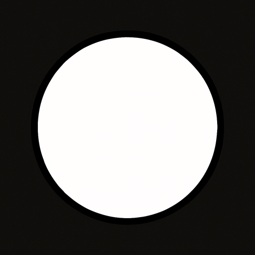 white ball.
In-Game asset.  2d.  High contrast.  No shadows