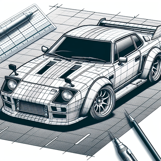 Car.
Single Game Texture.  In-Game asset.  2d.  Blank background.  High contrast.  No shadows