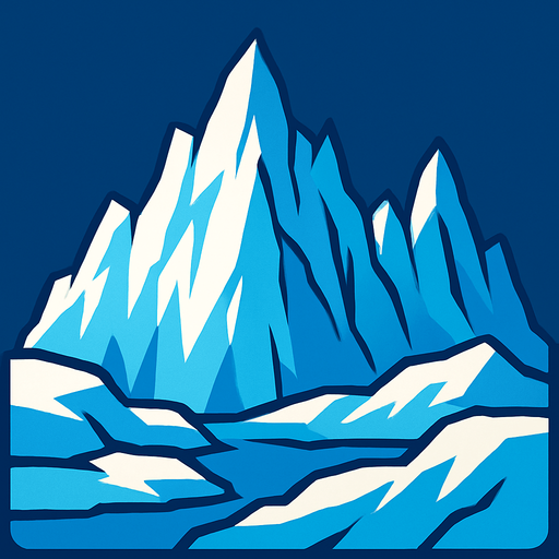 glacierbg block.
In-Game asset.  2d.  High contrast.  No shadows