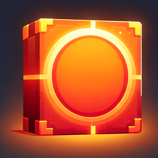 animation orange.
Single Game Texture. In-Game asset. 2d. Blank background. High contrast. No shadows.