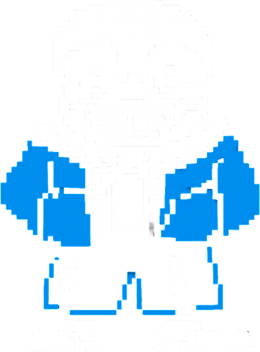 sans  undertale.
In-Game asset.  2d.  High contrast.  No shadows