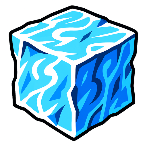 ice.
In-Game asset.  2d.  High contrast.  No shadows