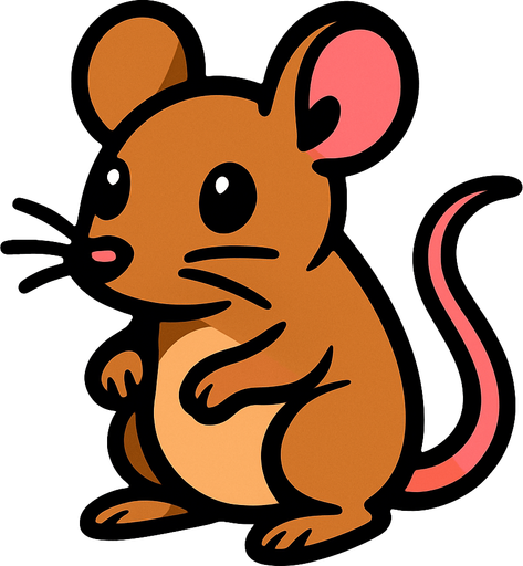 mouse.
In-Game asset.  2d.  High contrast.  No shadows