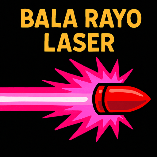 BALA RAYO LASER.
In-Game asset.  2d.  High contrast.  No shadows