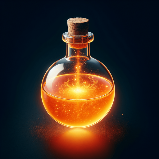 orange potion
orange potion, no background