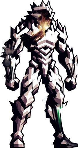 Make his body look destroyed, also make it cover with some green liquid