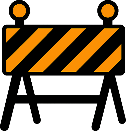 bariyer.
In-Game asset.  2d.  High contrast.  No shadows