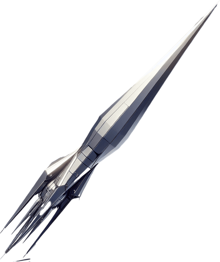 space ship facing upwards
Single Game Texture. In-Game asset. 2d. Blank background. High contrast. No shadows.