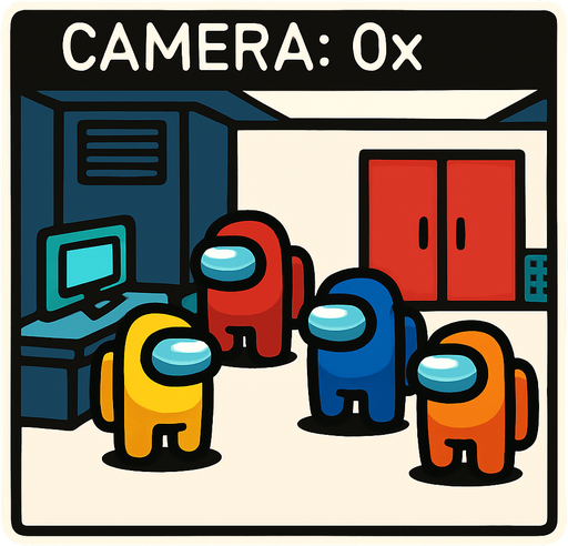 cameraView among us.
In-Game asset.  2d.  High contrast.  No shadows