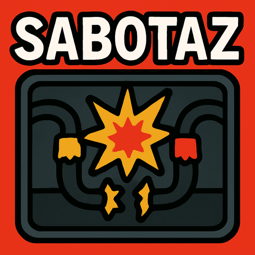 sabotaz  among us.
In-Game asset.  2d.  High contrast.  No shadows