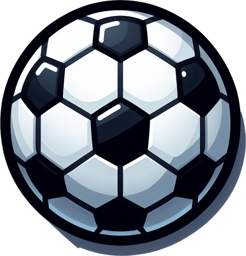 Can you create a soccer ball?.
Single Game Texture. In-Game asset. 2d. Blank background. High contrast. No shadows.