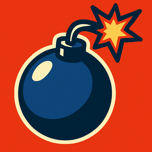 Bomba.
In-Game asset.  2d.  High contrast.  No shadows