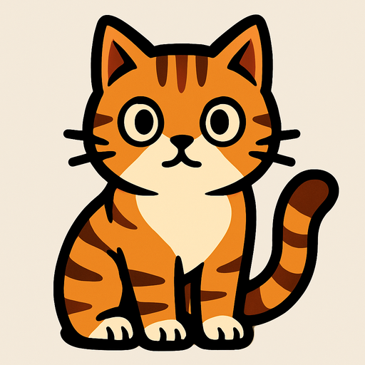 create a cat.
In-Game asset.  High contrast.  No shadows
