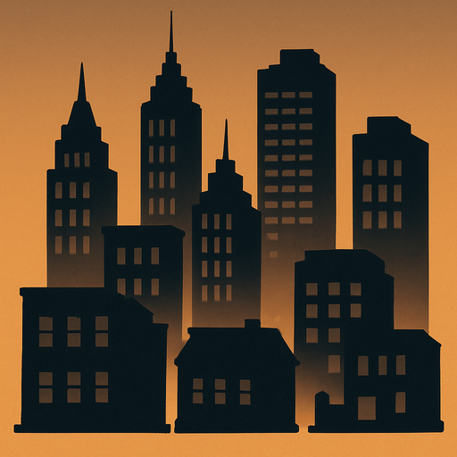 Building silhouettes.
In-Game asset
