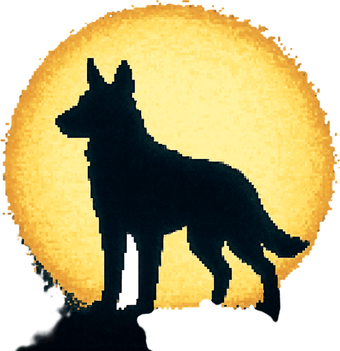 Cambia al guardia por la silueta de un perro