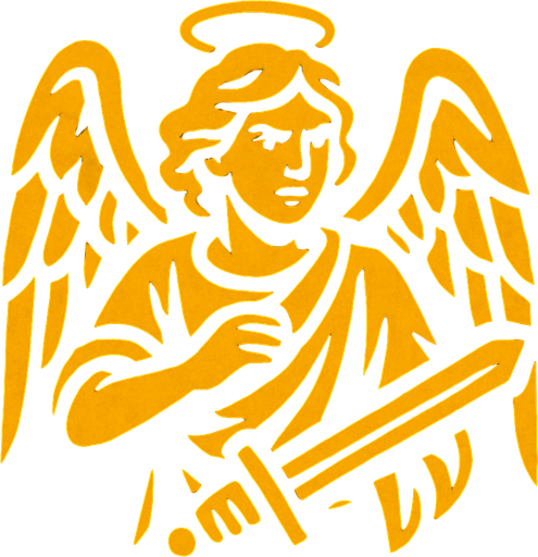 angel.
In-Game asset.  2d.  High contrast.  No shadows