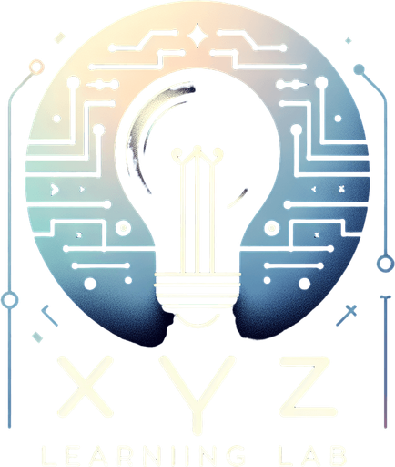 Background: A deep, dark blue gradient (or similar dark tone) to ensure the text and design elements pop out. This gives a modern, professional feel.
Main Title (XYZ Learning Lab): Use bold, sans-serif typography, similar to the logo you've provided. The "XYZ" should be prominent and large, with "Learning Lab" directly underneath, smaller but still clear.
Lightbulb Icon: Feature the glowing lightbulb icon as a central design element. This could either be centered below the text or subtly incorporated as a background element, with the glowing effect extending outward to add vibrancy and creativity.
Accent Design: Include thin, minimalistic lines or geometric shapes around the edges to enhance the professional and innovative feel. Perhaps some abstract lines mimicking circuit boards, representing learning or innovation.
Color Palette: Stick to the dark background with white, gray, and orange highlights like the glowing bulb for consistency..
Background: A deep, dark blue gradient (or similar dark tone) to ensure the text and design elements pop out. This gives a modern, professional feel.
Main Title (XYZ Learning Lab): Use bold, sans-serif typography, similar to the logo you've provided. The "XYZ" should be prominent and large, with "Learning Lab" directly underneath, smaller but still clear.
Lightbulb Icon: Feature the glowing lightbulb icon as a central design element. This could either be centered below the text or subtly incorporated as a background element, with the glowing effect extending outward to add vibrancy and creativity.
Accent Design: Include thin, minimalistic lines or geometric shapes around the edges to enhance the professional and innovative feel. Perhaps some abstract lines mimicking circuit boards, representing learning or innovation.
Color Palette: Stick to the dark background with white, gray, and orange highlights like the glowing bulb for consistency.