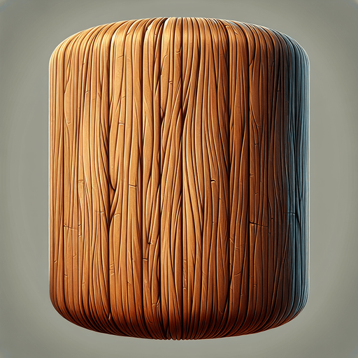 Horizontal wooden rod.
Single Game Texture. In-Game asset. 2d. Blank background. High contrast. No shadows.