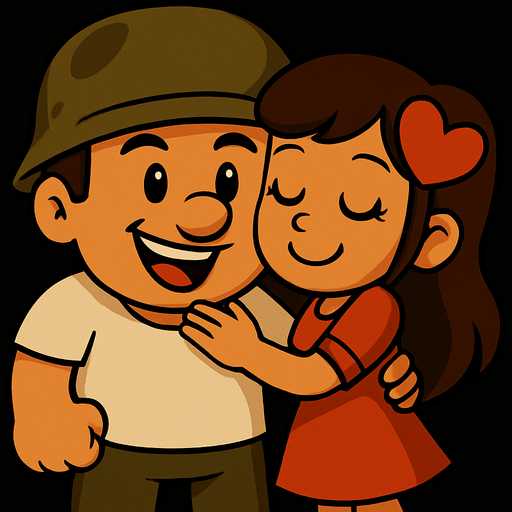 Erkek karakter neşeli bir yüze sahip ve bir beyaz tshirt giyiyor