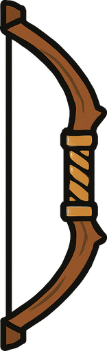 Bow: make it face 90 degrees
In-Game asset.  2d.  High contrast.  No shadows