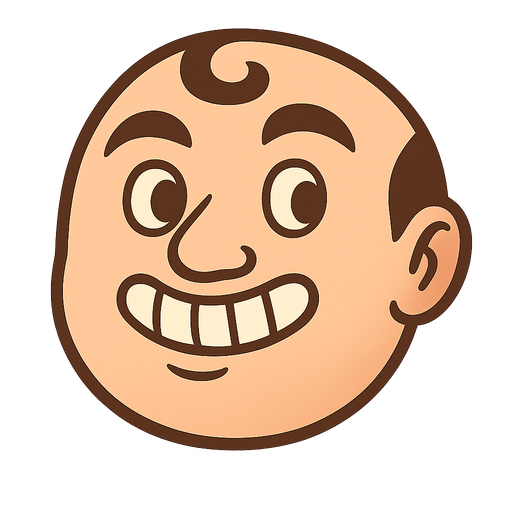 a mans head. No background. Transparent background. Blank background. No shadows. 2d. In-Game asset. flat