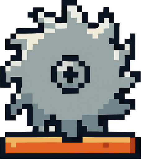 pixel art 2D 
obstacle.
In-Game asset.  2d.  High contrast.  No shadows