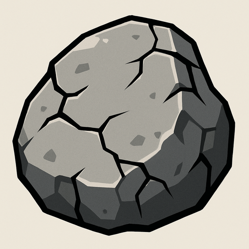 stone.
In-Game asset.  2d.  High contrast.  No shadows