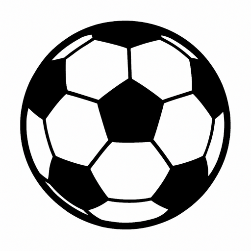 soccer ball 2d ingame asset high contrast no shadows.
In-Game asset.  2d.  High contrast.  No shadows