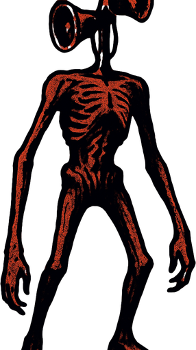 siren head.
In-Game asset.  2d.  High contrast.  No shadows