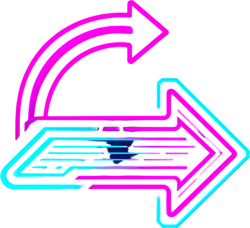 Cyberpunk style swipe note for music rhythm game.
In-Game asset.  2d.  High contrast.  No shadows