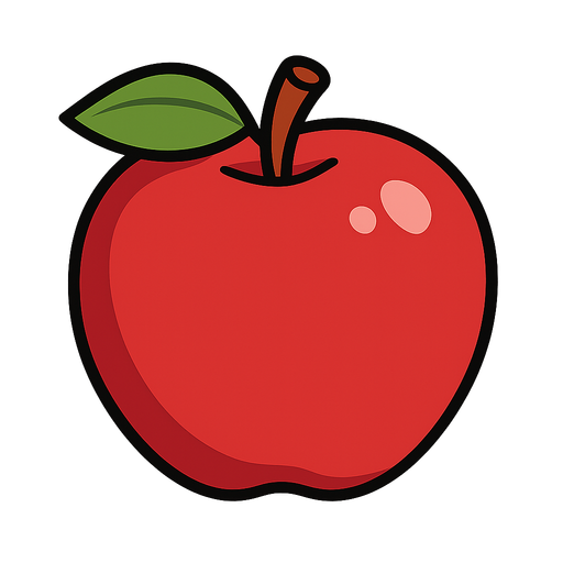 apple
. No background. Transparent background. Blank background. No shadows. 2d. In-Game asset. flat