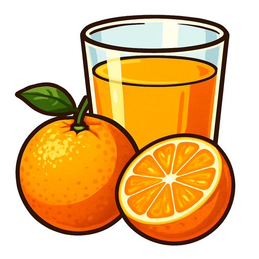 OrangeJuice - Gerçekçi - Yazısız.
In-Game asset.  2d.  High contrast.  No shadows