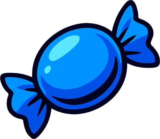 candy_blue.
In-Game asset.  2d.  High contrast.  No shadows