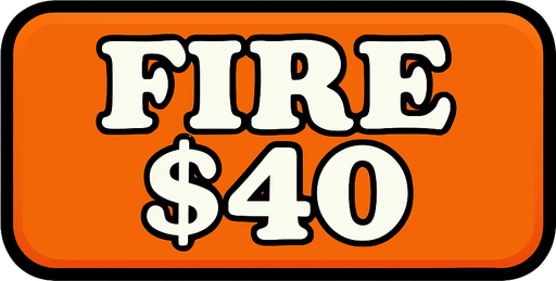 Make button orange and change test to say 'Fire $40'
