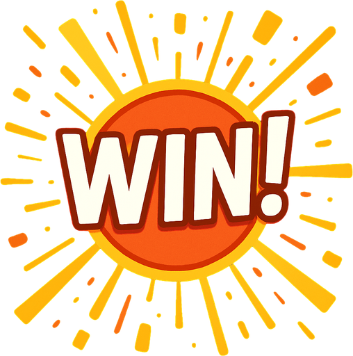 A win effect that will be over a round button and that will triger for some seconds after a win happens, scaling in x and y as an effect..
In-Game asset.  2d.  High contrast.  No shadows