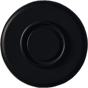 Air hockey puck. Top view..