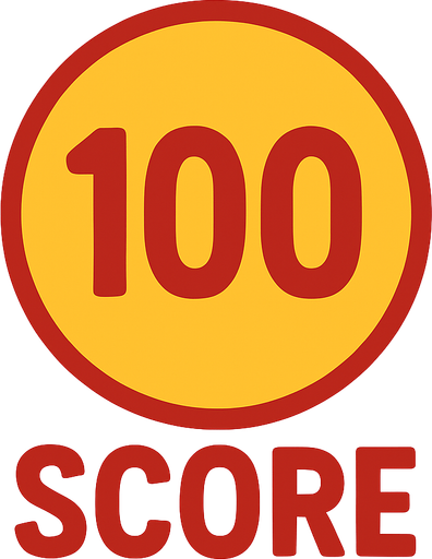 Icono de puntaje.
In-Game asset.  2d.  High contrast.  No shadows