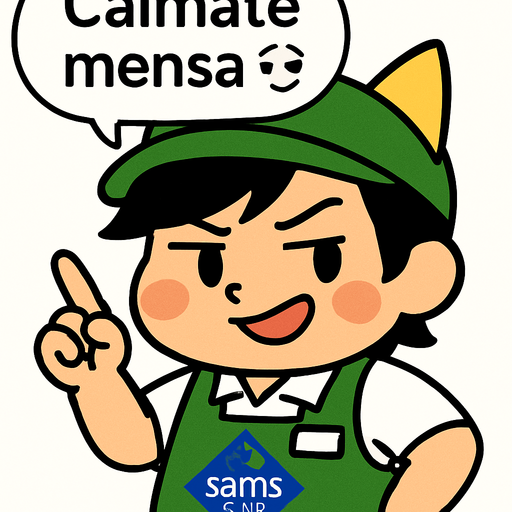 Que levante el brazo derecho apuntando con el dedo y que diga en un globo de dialogo  ́ ́Calmate Mensa''. CON UNA CARITA como burlandose un poco enojado. No olvides las lineas negras al volverlo png