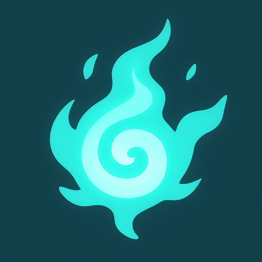 auraWisp top view.
In-Game asset.  2d.  High contrast.  No shadows