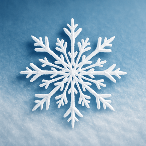 white snow flake