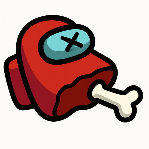 Dead among us.
In-Game asset.  2d.  High contrast.  No shadows