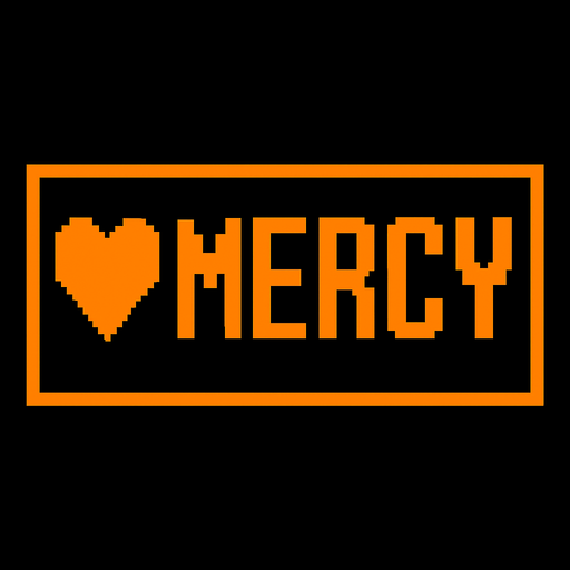 make it undertale mercy button.
In-Game asset.  2d.  High contrast.  No shadows