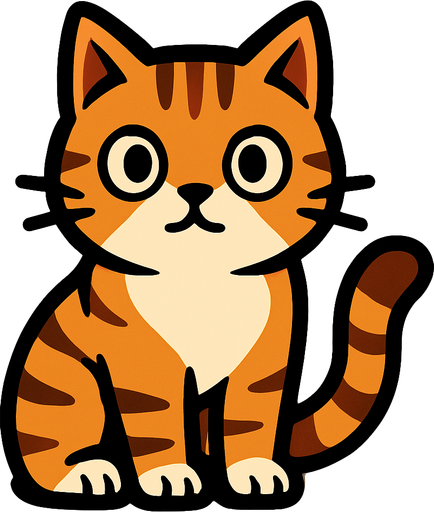 create a cat.
In-Game asset.  High contrast.  No shadows