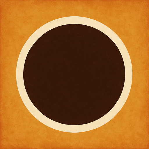 empty circle with thick white border